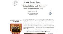 Desktop Screenshot of leesjewelbox.com